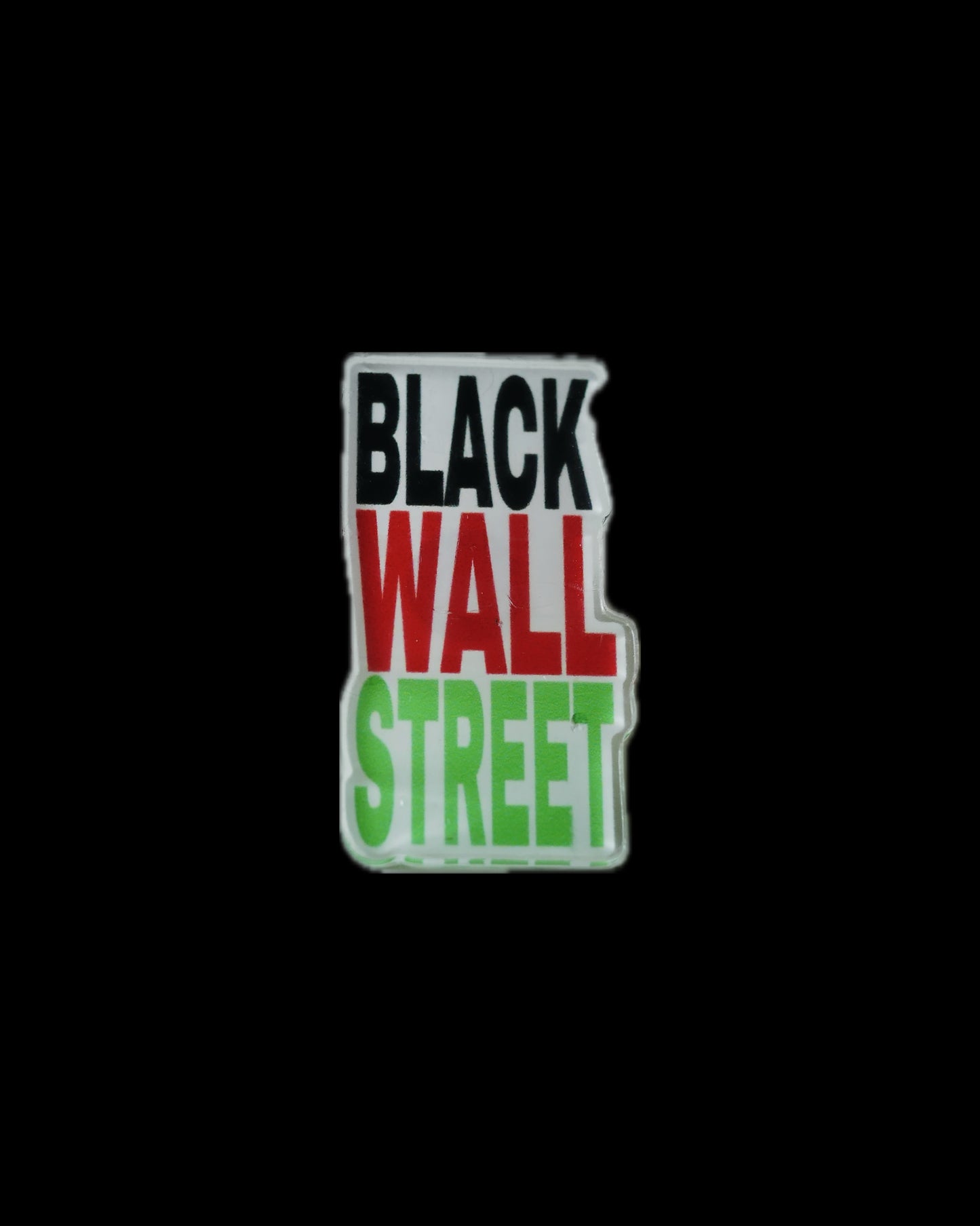 BLK WALL STREET PIN